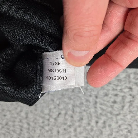 Peter Millar Cashmere Blend 1/4 Zip Pullover Sweater Mens XL Black Golf - Picture 5 of 8